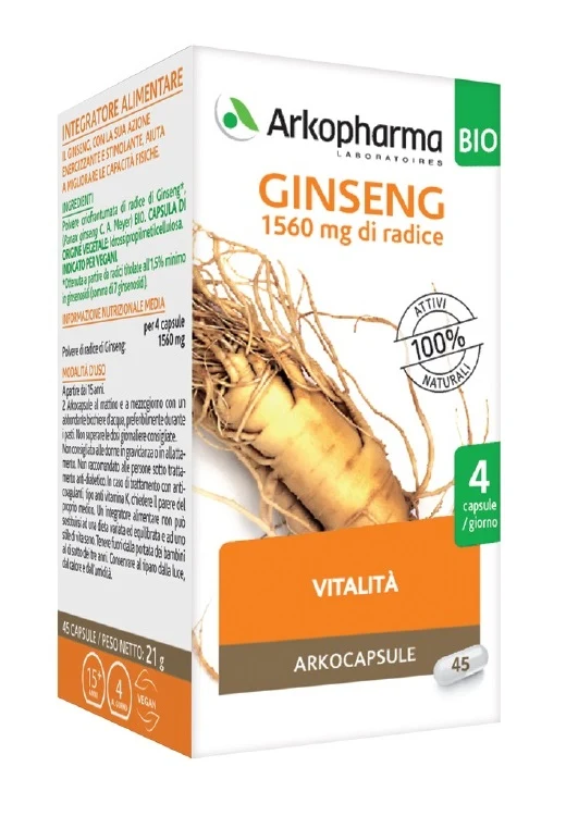 Arkocps ginseng 45 capsule bio
