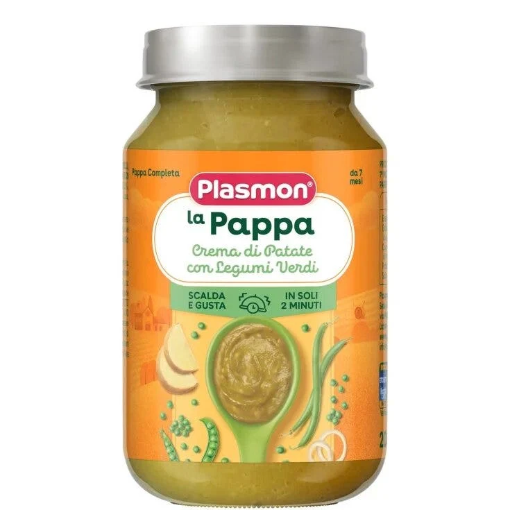 Plasmon La Pappa Crema Di Patate Con Legumi Verdi 200g 7Mesi+