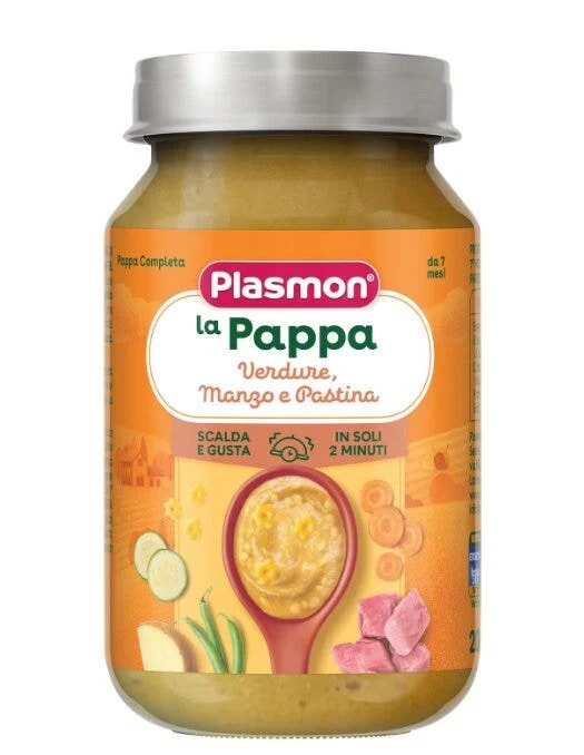 Plasmon La Pappa - Verdure Manzo e Pastina 200g