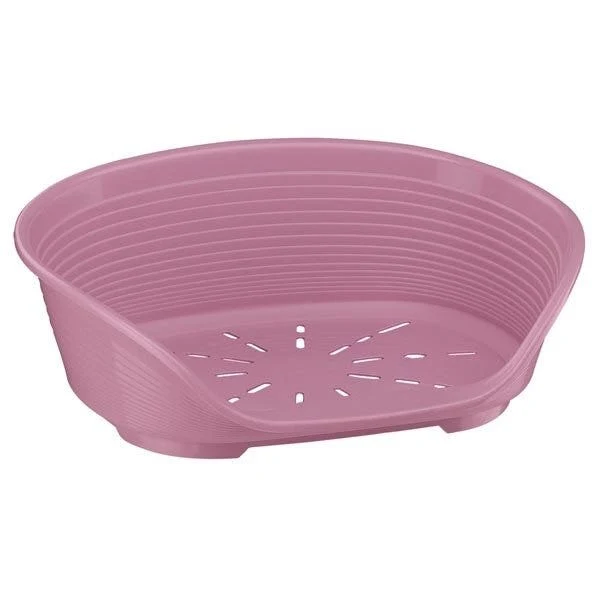 Ferplast Siesta Deluxe Cuccia Cani/Gatti in Plastica Rosa Misura 6
