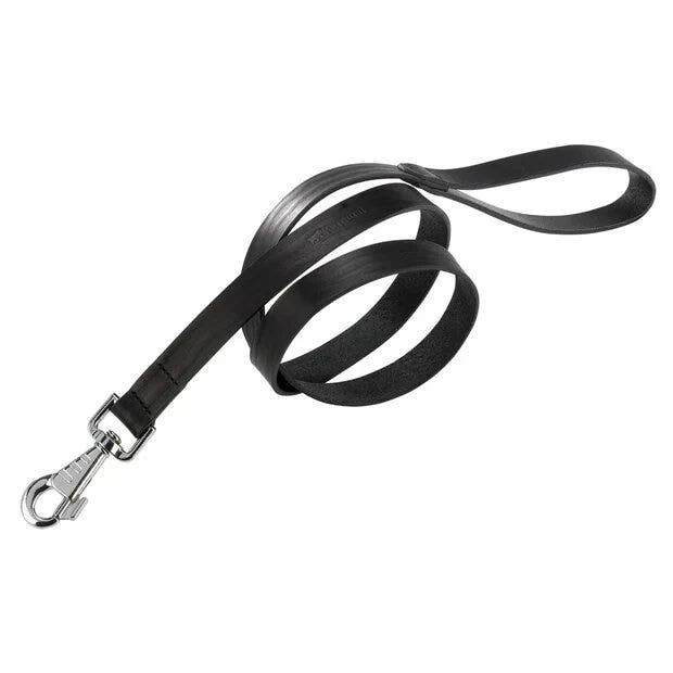 Ferplast Natural Guinzaglio Nero Per Cani In Vera Pelle Taglia G15/120