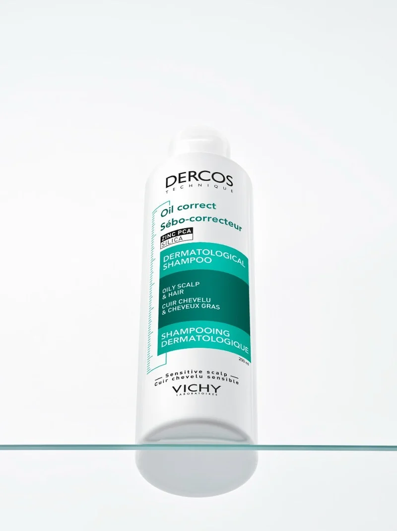 Vichy Dercos Shampoo Sebo Regolatore Trattante Capelli Grassi 200ml