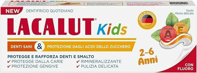 Lacalut Kids Dentifricio 2-6 Anni Con Fluoro 55ml