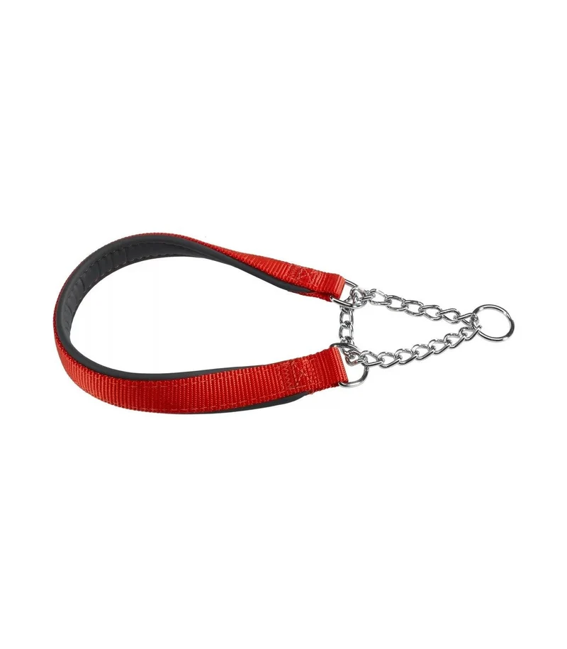 Ferplast Daytona CSS Collare Semistrangolo Nylon Soffice Imbottitura Rosso Per Cani CSS20/50