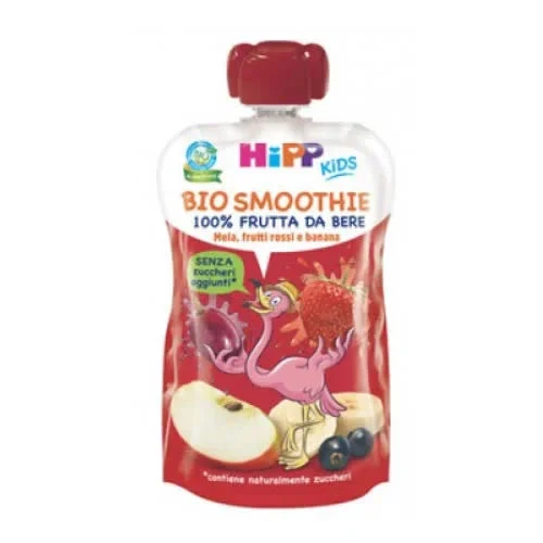 HIPP BIO SMOOTHIES MELA/BAN/FRUTTI ROSSI 120 ML