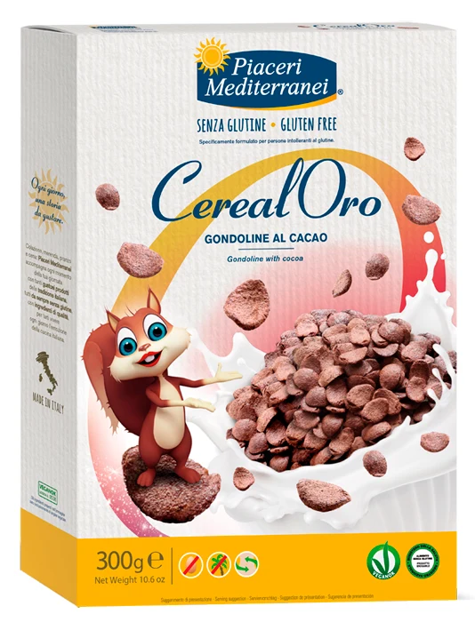 Piaceri mediterranei cerealoro gondoline cacao 300 g
