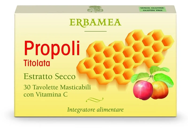 Propoli Titolata 30 Tavolette Masticabili