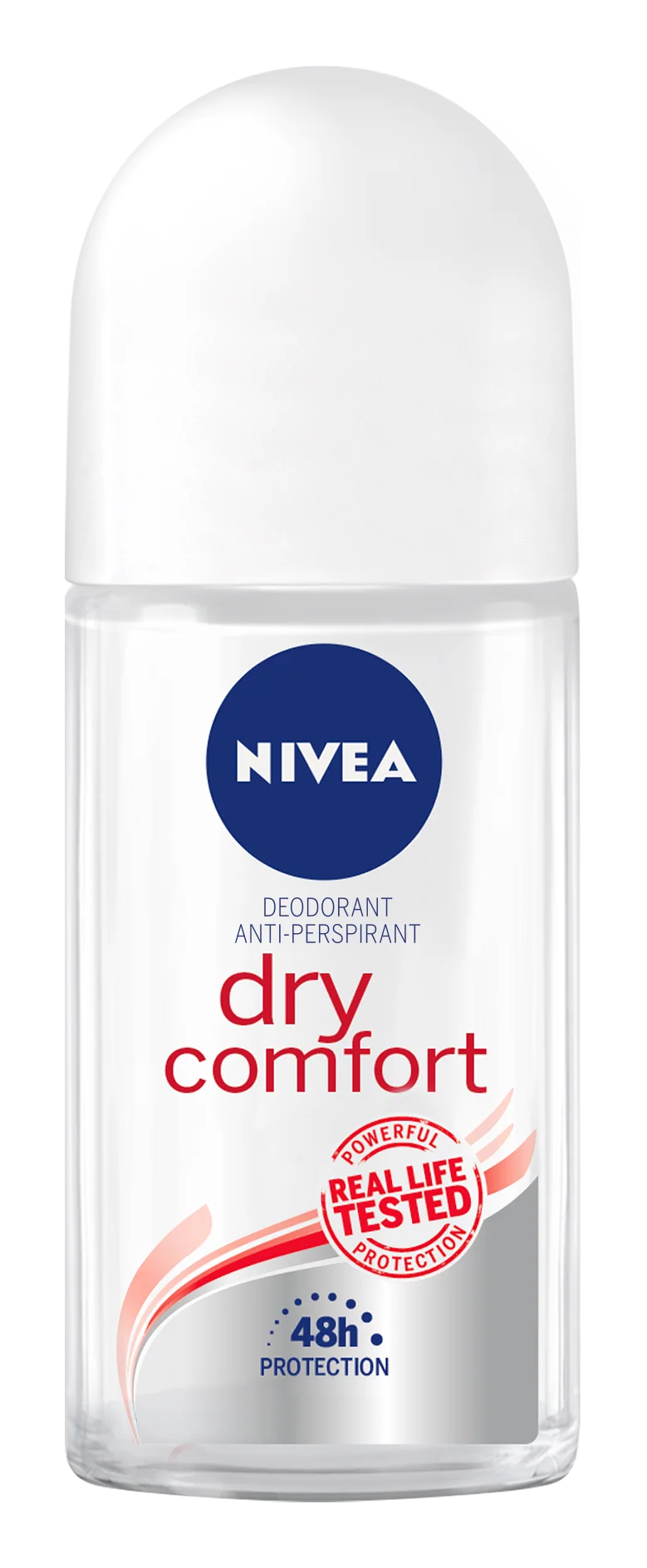 Nivea Dry Comfort Deodorante Roll on Antitraspirante 72h Con Formula Dual Active 50ml