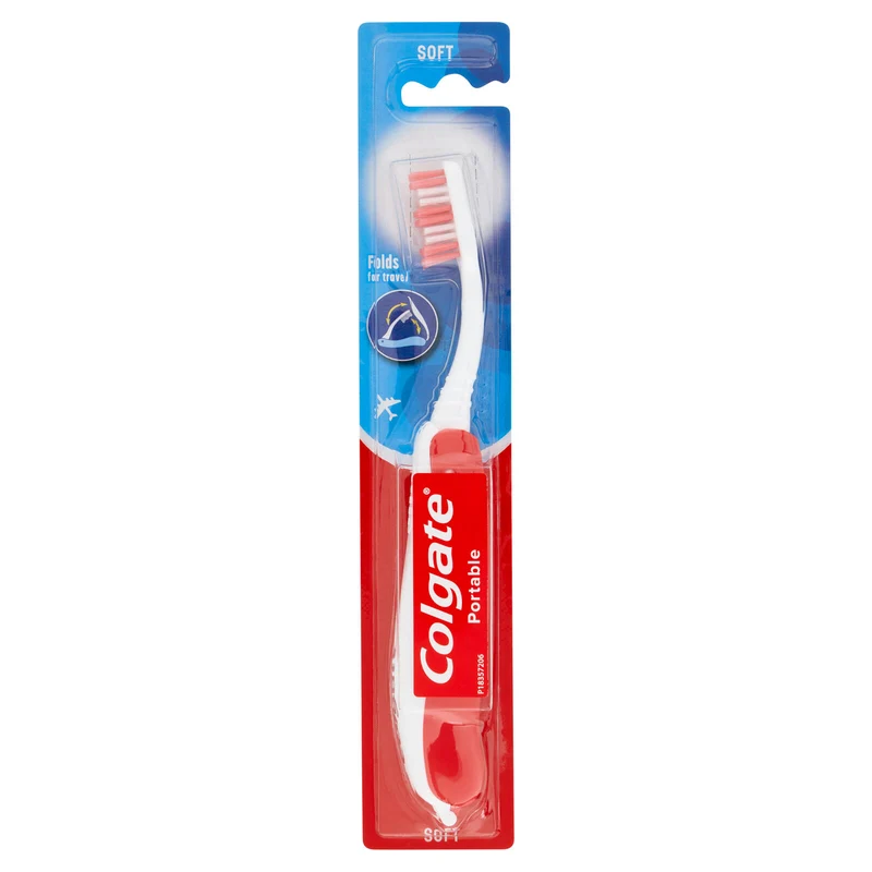 Colgate spazzolino portable formato viaggio, morbido