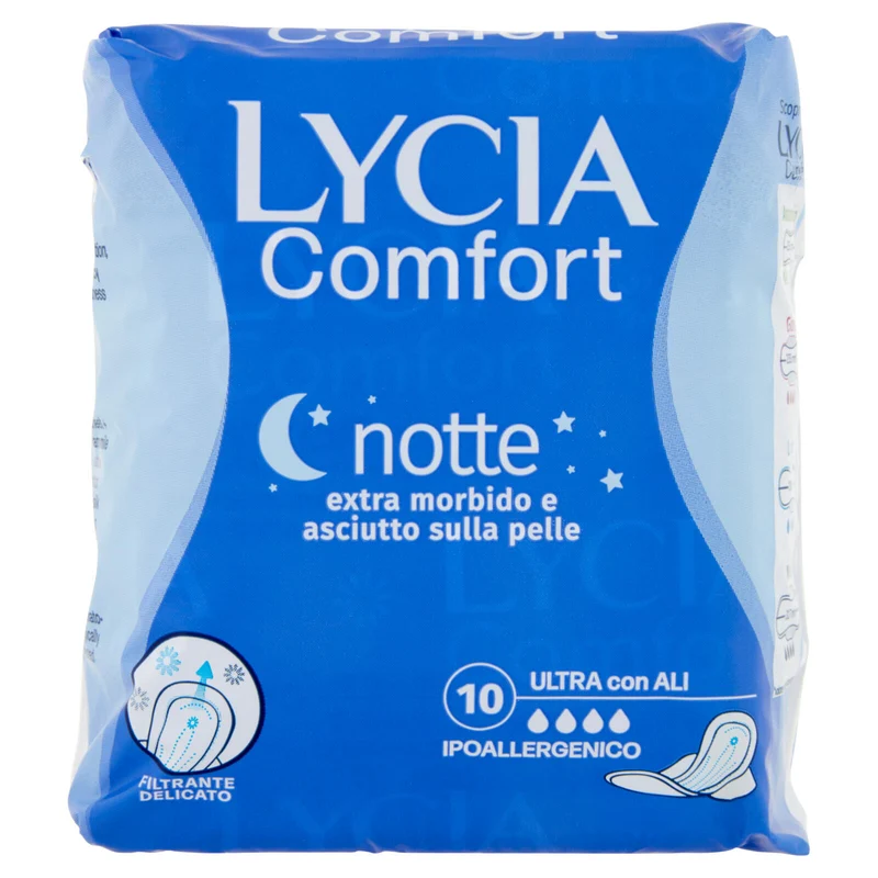 Lycia Comfort notte Ultra con Ali 10 pz