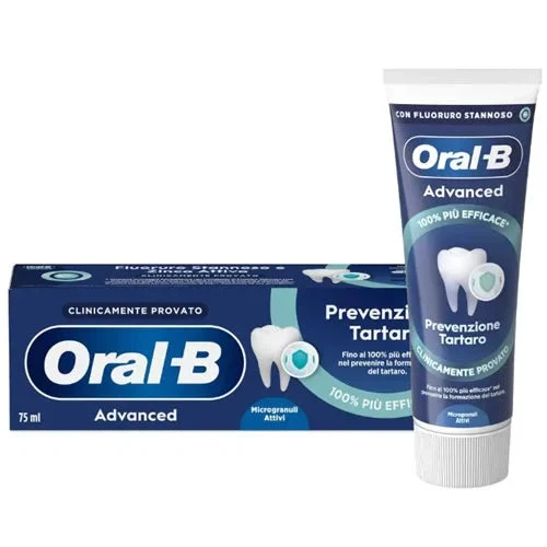 ORALB ADVANCED PREVENZIONE TARTARO MICROGRANULI ATTIVI 75 ML