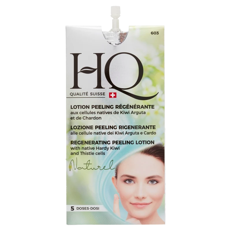 HQ Lozione Peeling Rigenerante alle cellule native dei Kiwi Arguta e Cardo 10 ml
