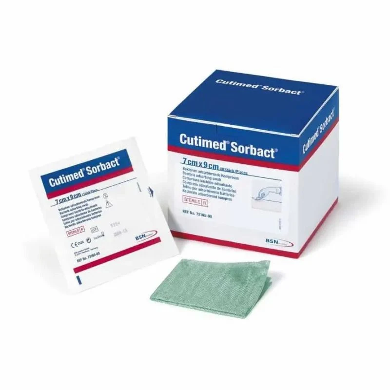 Cutimed Sorbact Medicazione 7x9cm 5 Pezzi