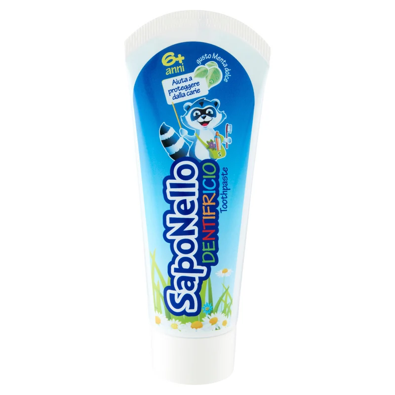 SapoNello Dentifricio 6+ anni gusto Menta dolce 75 ml
