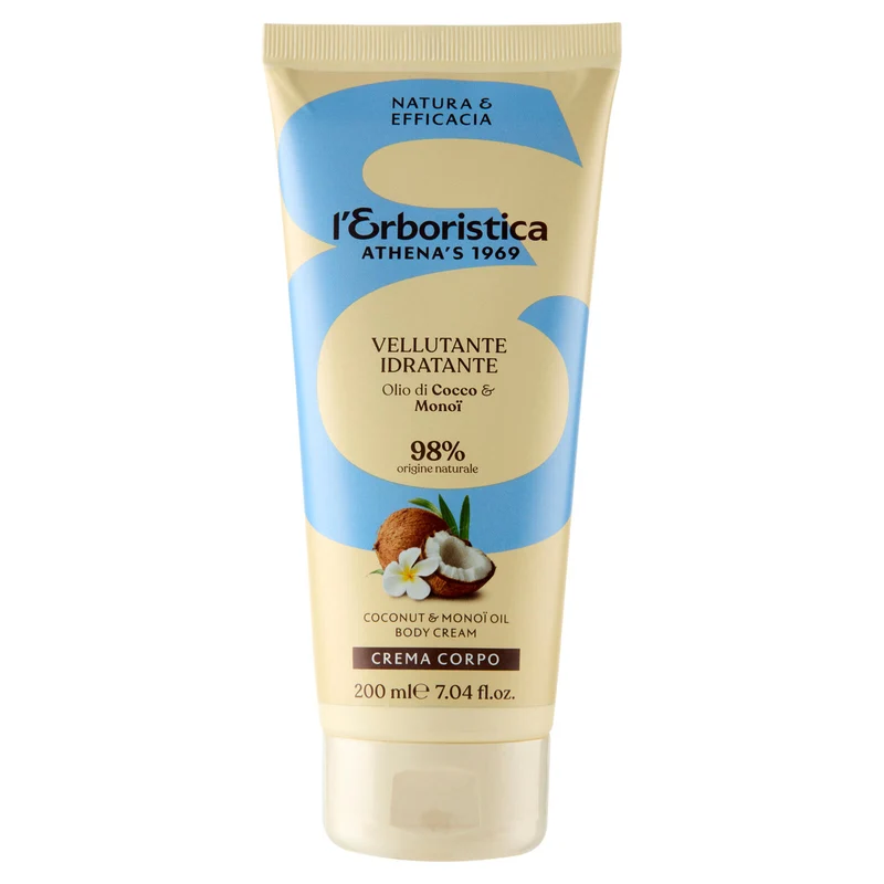 l'Erboristica Crema Corpo Vellutante Idratante Olio di Cocco & Monoï 200 ml