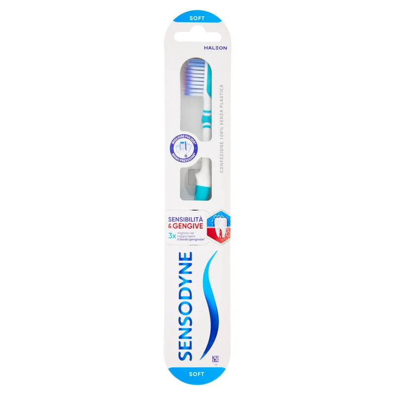 Sensodyne Sensibilità & Gengive spazzolino denti igiene dentale denti sensibili fastidio gengivale