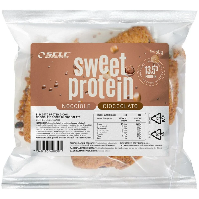 Self Omninutrition Sweet Protein Gusto Cioccolato & Nocciola 50g