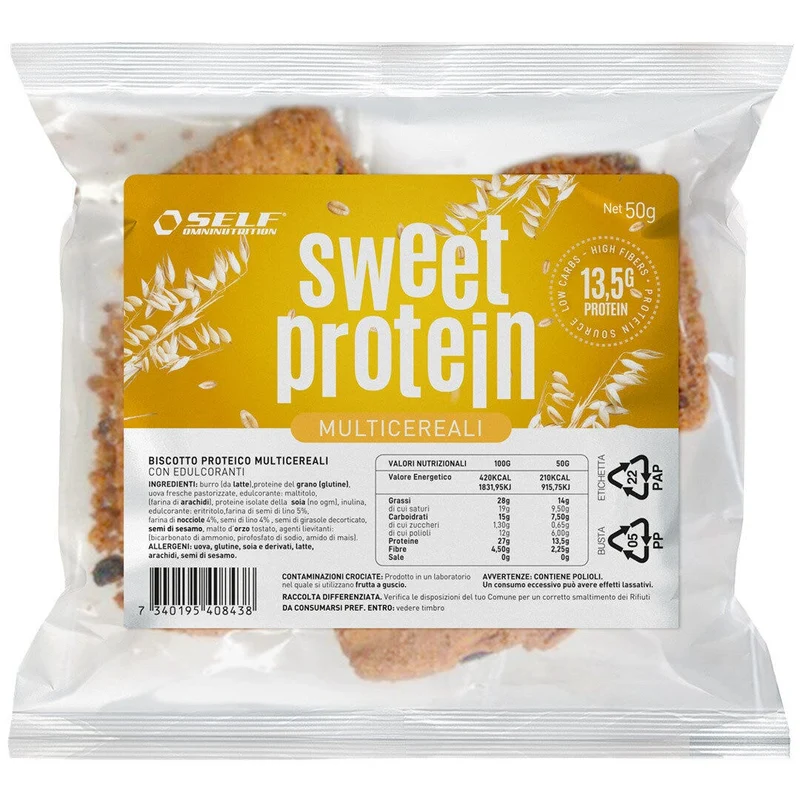 Self Omninutrition Sweet Protein Gusto Multicereali 50g