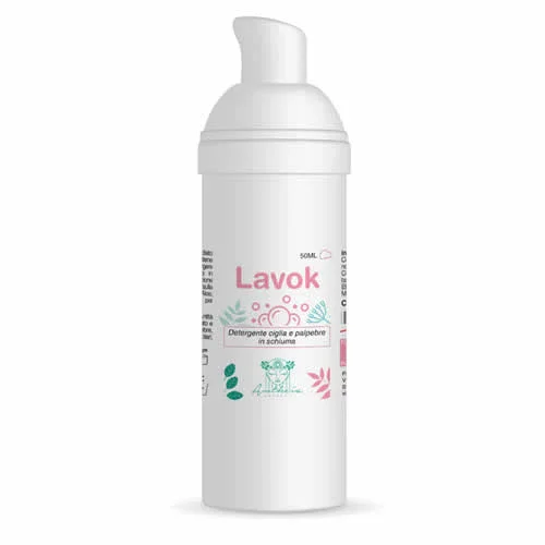 LAVOK DETERGENTE CIGLIA & PALPEBRE IN SCHIUMA 50 G
