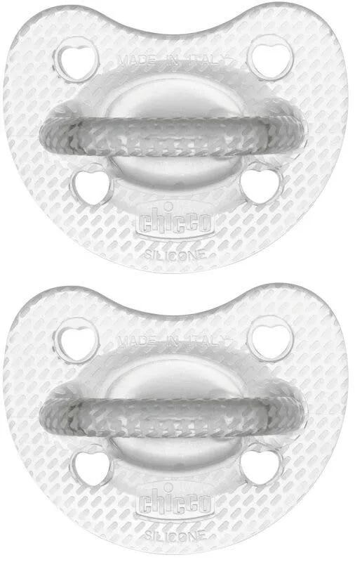 Chicco Gommotto Silicone Crystal 6-16 Mesi 2 Pezzi