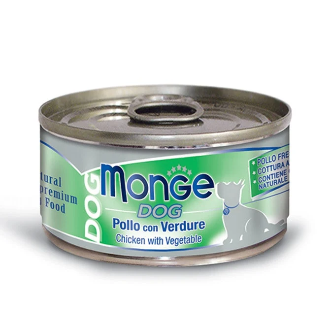 Monge Dog Pollo con Verdure Cibo Umido Per Cani Adulti 95g