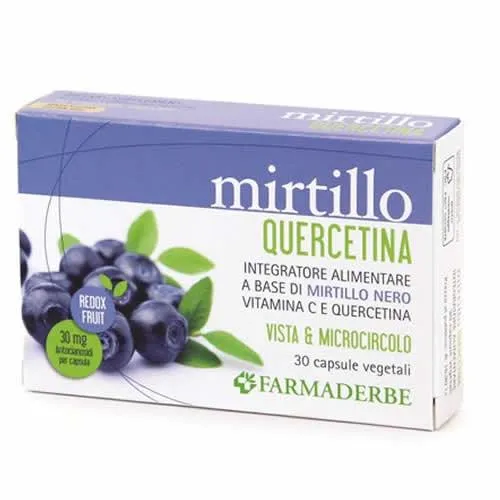 MIRTILLO QUERCETINA 30 CAPSULE VEGETALI