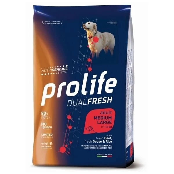 PROLIFE DOG DUAL AD BEEF 2,5KG