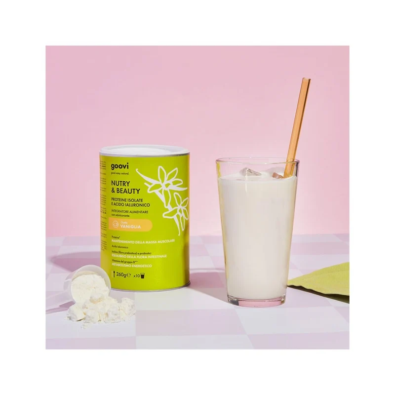 Goovi Nutry&Beauty Proteine In Polvere Vaniglia 260g