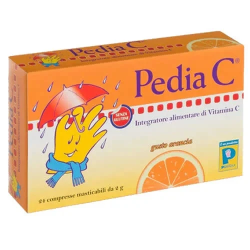PEDIA C ARANCIA 24 COMPRESSE MASTICABILI