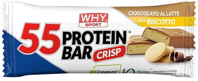 Why Sport Barretta Proteica 55 Cioccolato Al Latte E Biscotto 55g