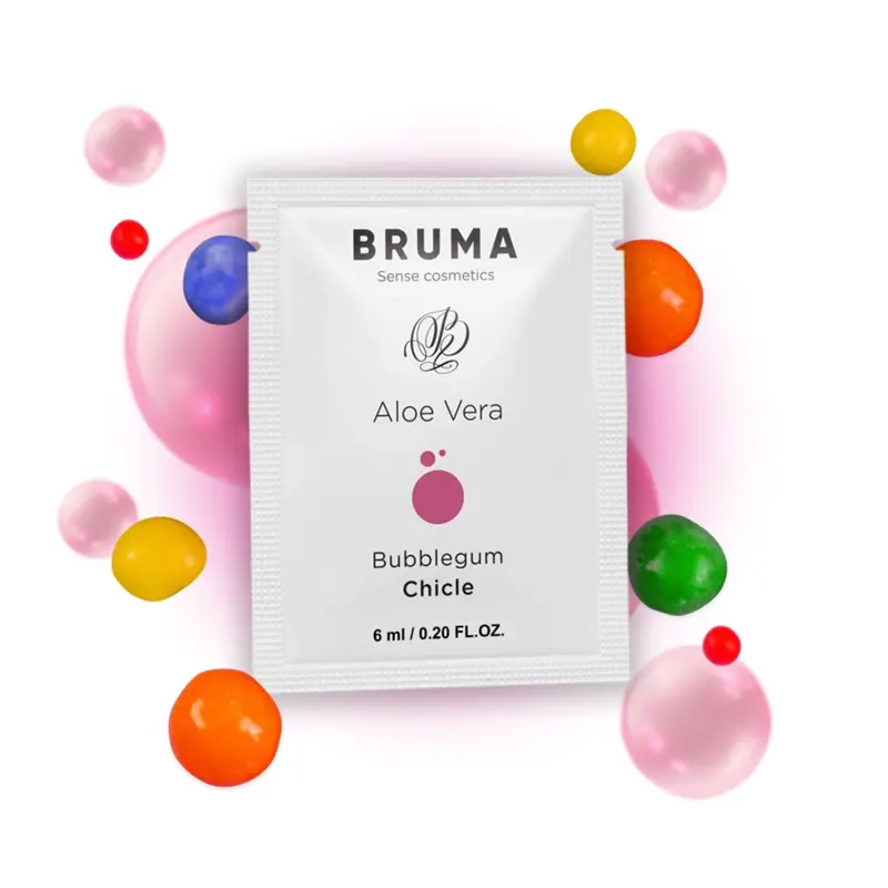 Bruma Gel Deslizante Con Aloe Vera Sabor A Chicle , 6 ml