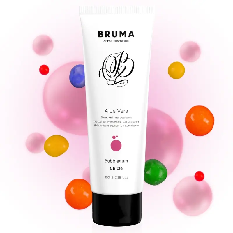 Bruma Gel Deslizante Con Aloe Vera Sabor A Chicle , 100 ml