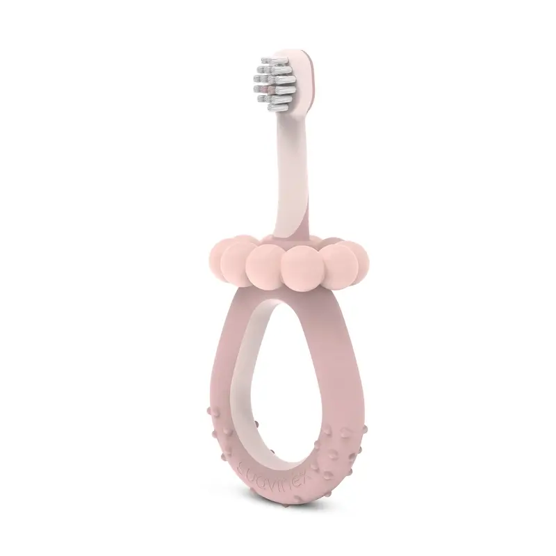 Suavinex Cepillo Dientes Para Bebés De 0 A 2 Años, Rosa