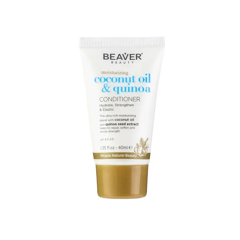 Beaver Minitalla Acondicionador Hidratante Coconut Oil & Quinoa , 40 ml