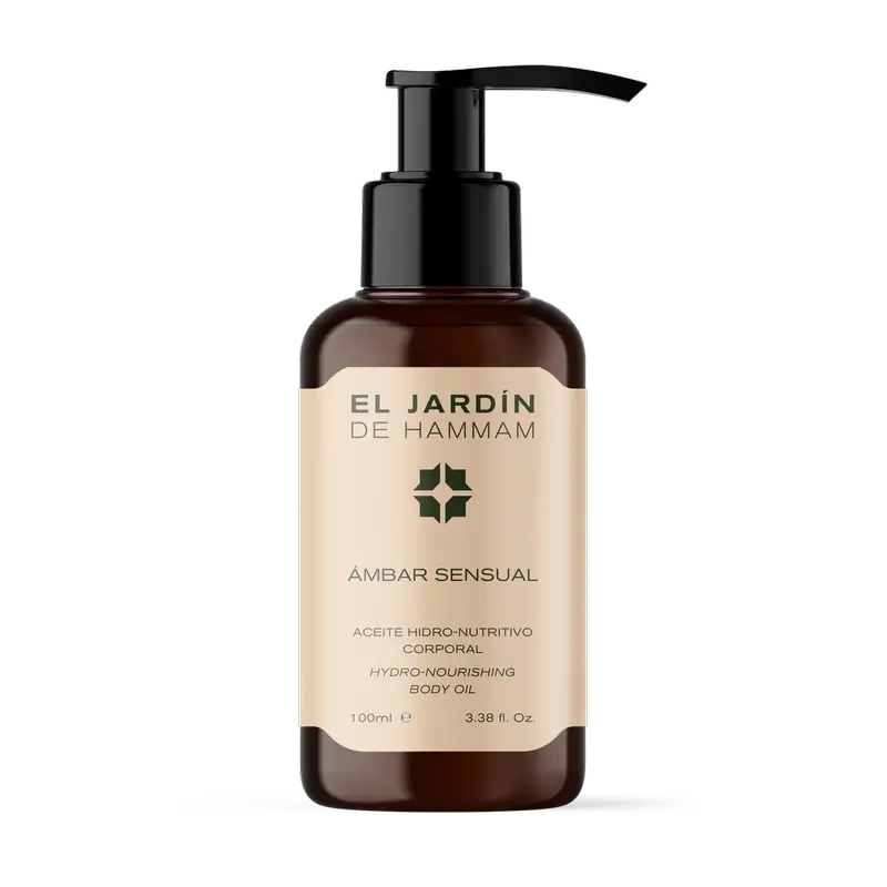 El Jardín De Hammam Aceite Hidro-Nutritivo Corporal Ámbar Sensual , 100 ml