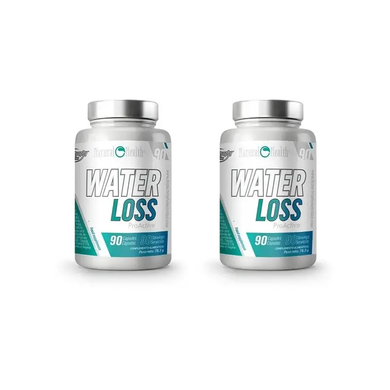 Natural Health Water Loss Diurético, 2X90 Cápsulas