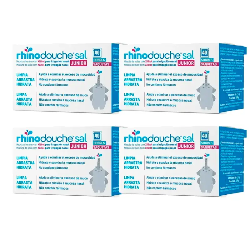 Rhinodouche Sal Junior, Pack 4 x 40 sobres