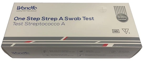 Test Autodiagnostico One Step Strep a Rilevazione Qualitativa Antigeni Streptococco a in Tampone Faringeo 1 Pezzo