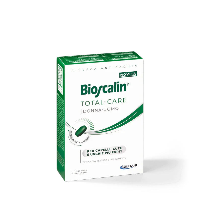 Bioscalin Total Care 30 cpr - trattamento rinforzante anticaduta capelli 1 mese