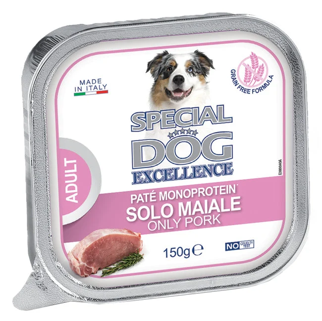 Special Dog 100% Maiale Pate' Monoproteico Vaschetta 150 g