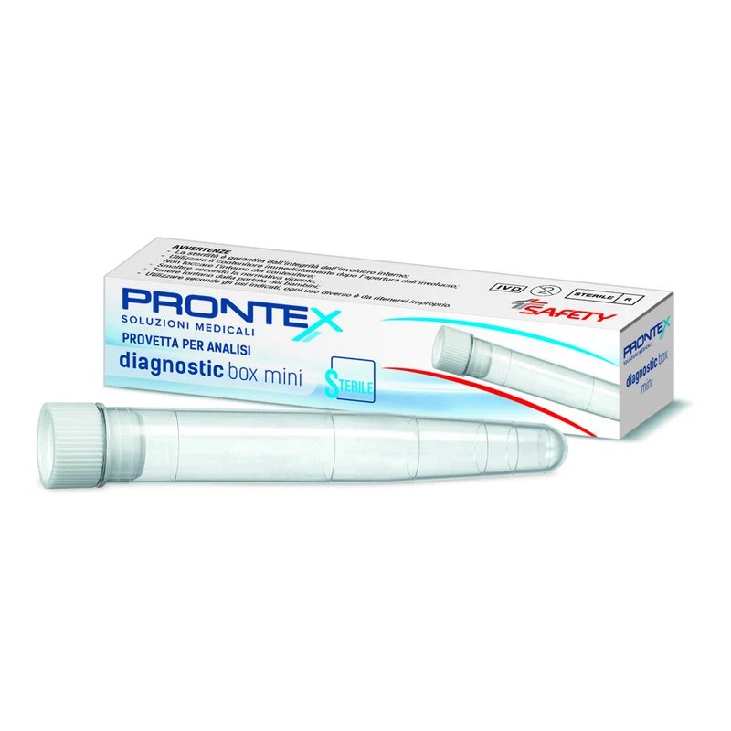 ProntEx Diagnostic Box Mini Provetta Sterile per Analisi Urine e Feci
