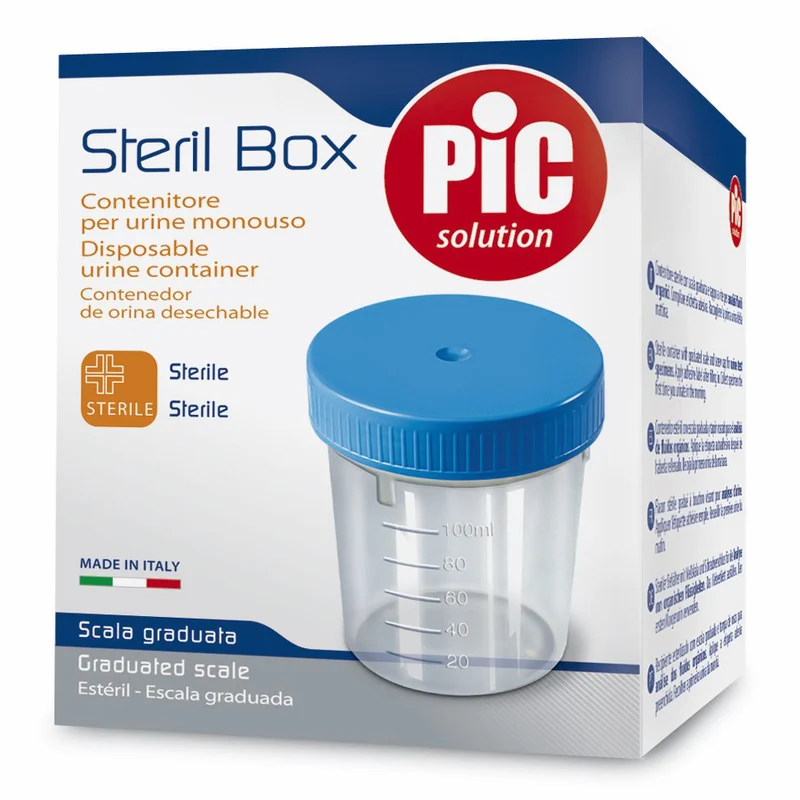 Pic Solution Steril Box Contenitore Sterile per Urine 100 ml