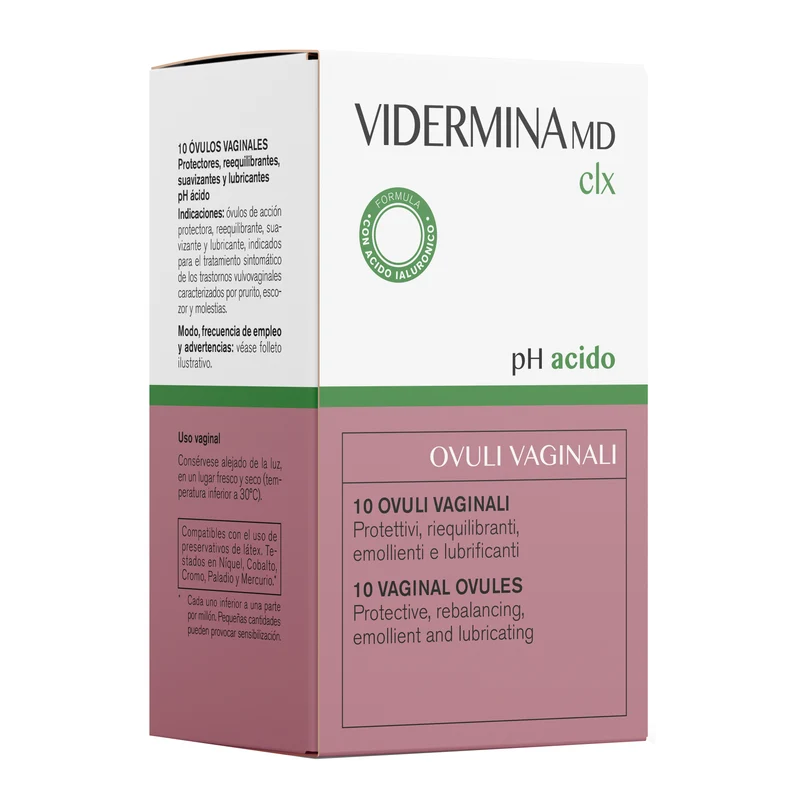 Vidermina MD Clx 10 Ovuli Vaginali Clorexidina