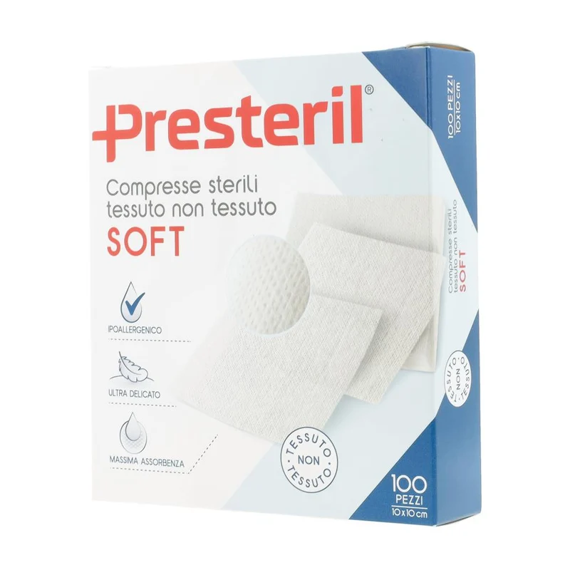Medipresteril Garza TNT Sterile 10x10cm 100 Pezzi