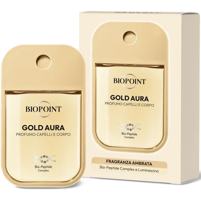 Biopoint Profumo Capelli/Corpo Gold Fragranza Ambrata
