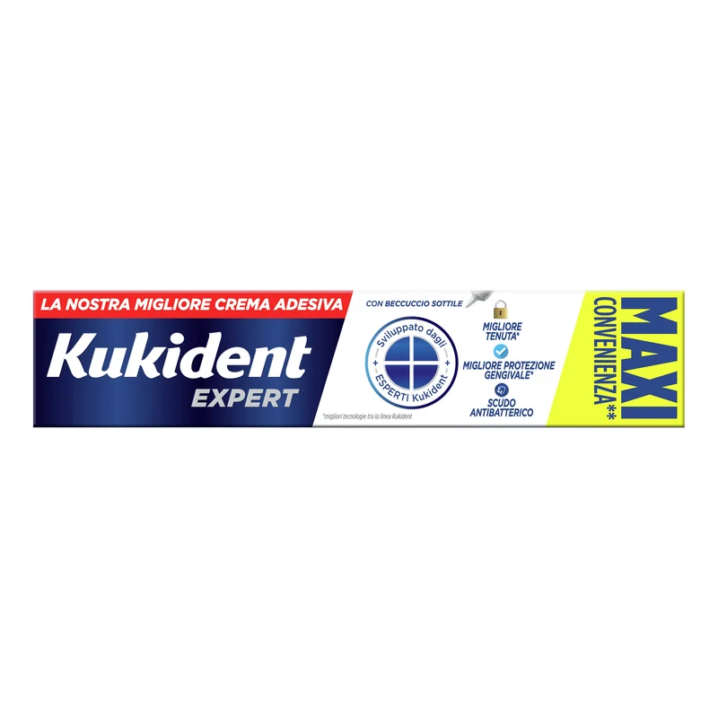 Kukident Ultimate Fresco Crema Adesiva per Protesi Dentarie e Dentiere 57g
