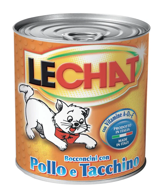 Lechat Classico Gatto Pollo Tacchino Bocconcini 720 g