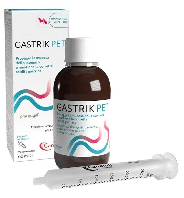 Gastrik Pet Mangime Complementare per Cani e Gatti Sospensione Orale 60ml