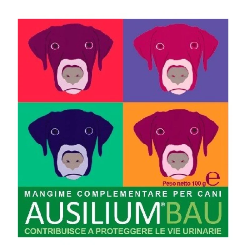 Ausilium Bau 100g – Integratore Veterinario per il Benessere Urinario del Cane