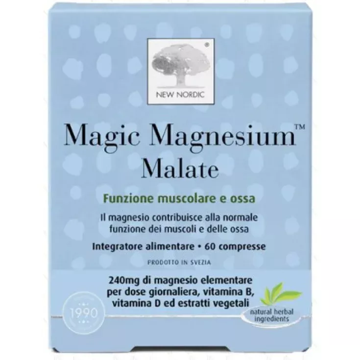 New Nordic Magic Magnesium Malate – 60 Compresse